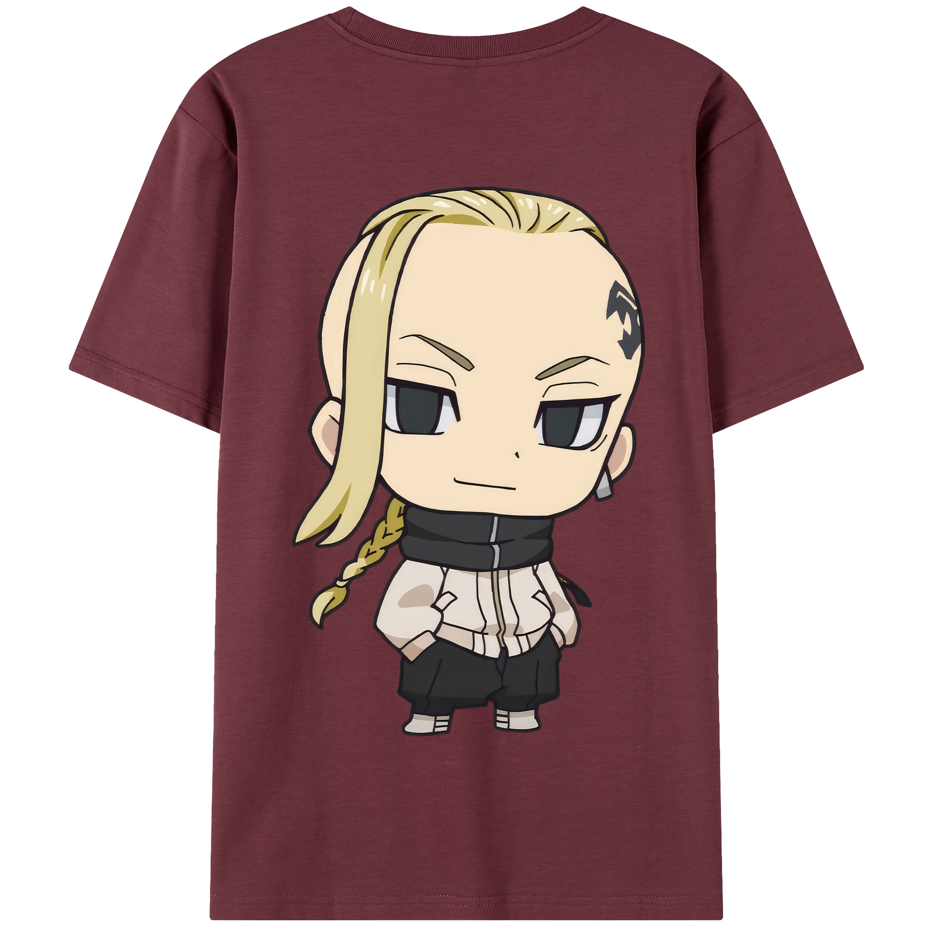 （画像用） 東京リベンジャーズ Tokyo Revengers 綿100％半袖Tシャツ（背面プリント）